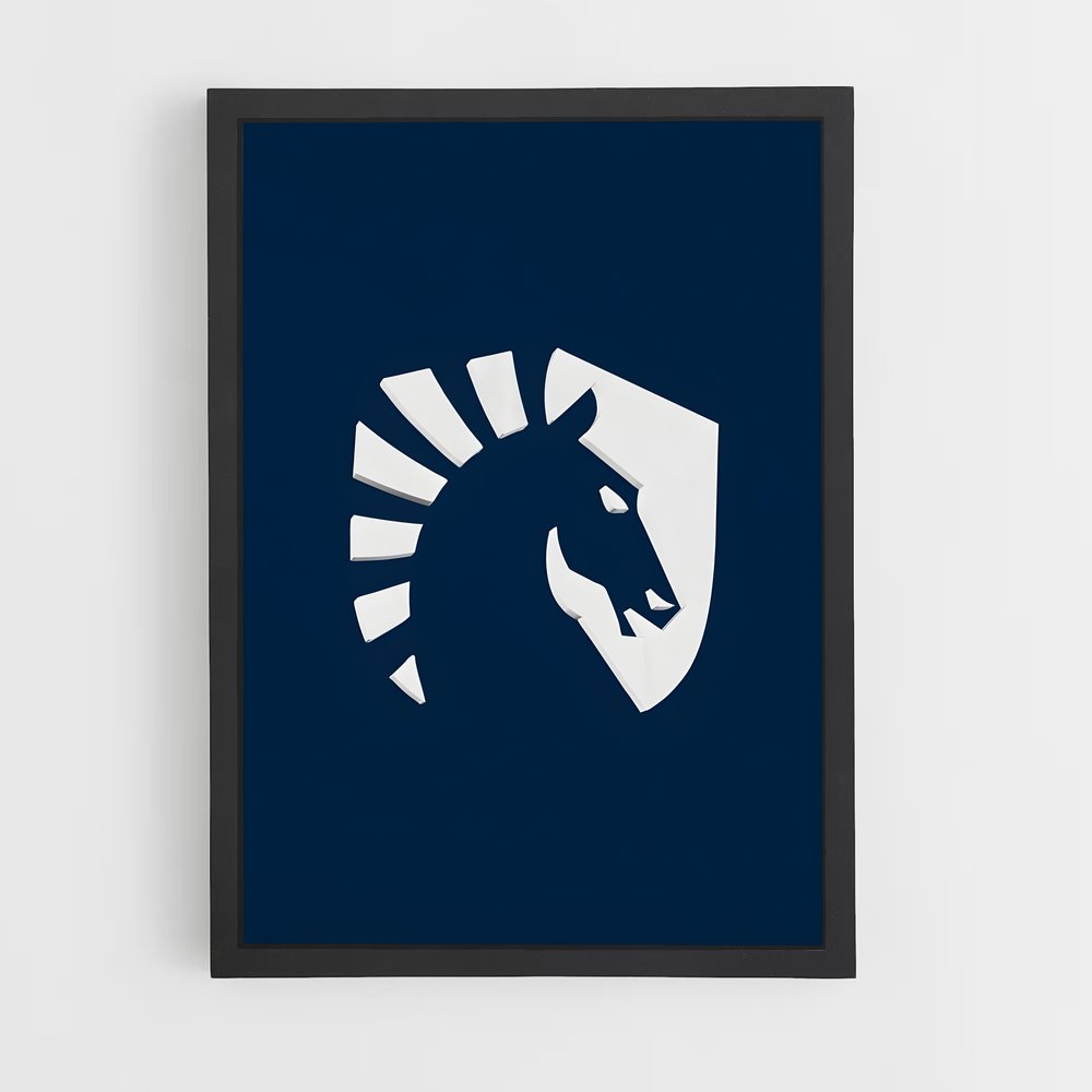 Poster Cheval Éthéré – affiche Esports (vue 2)